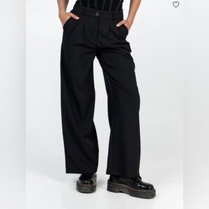 PRINCESS POLLY Black Archer Pants (Petite)